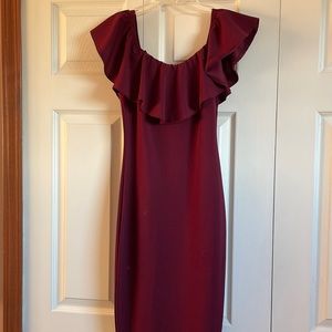 Burgundy Dress